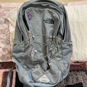 The North Face jester back pack light gray